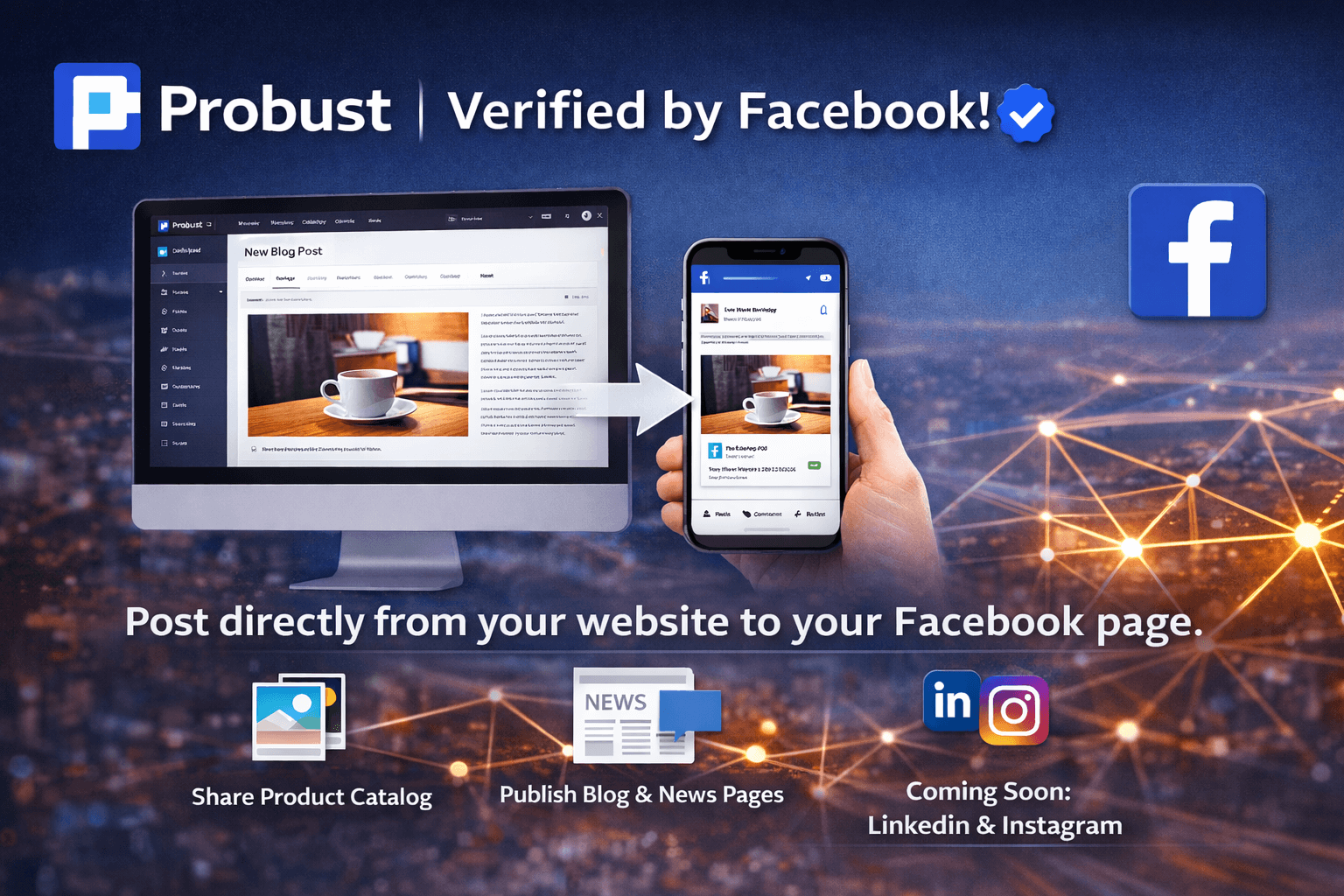 Probust is a Facebook verified Tech Provider